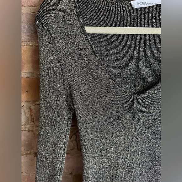 Bcbg metallic sparkle dress/top - Picture 2 of 4